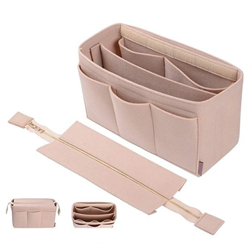 Organizer Insert Bag For Handbag/Inner Purse Portable Cosmetic Bags Fit ...